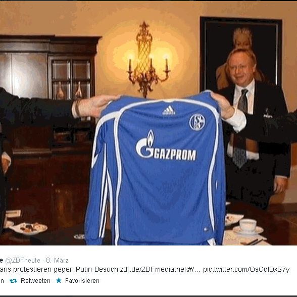 Schweinerei! So abhängig ist Schalke von Putin Schweinerei! So abhängig ist Schalke von Putin (Foto)