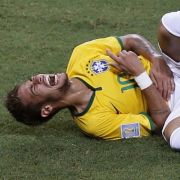 Aus dem Turnier gekickt: Superstars Neymar. Aus dem Turnier gekickt: Superstars Neymar.