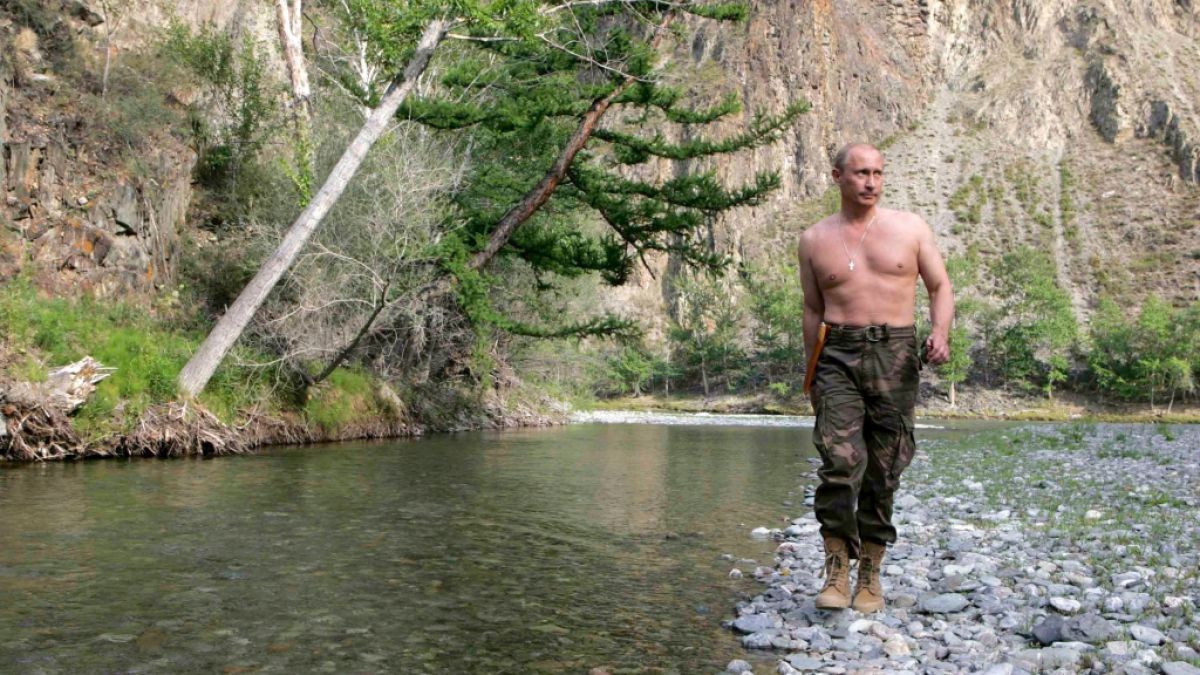 Für einen Mann wie Wladimir Putin ist die sibirische Wildnis natürlich kein Problem. (Foto)