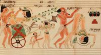 Bunt treiben es Ägypter vor mehr als 3000 auf dem erotischen Papyrus.