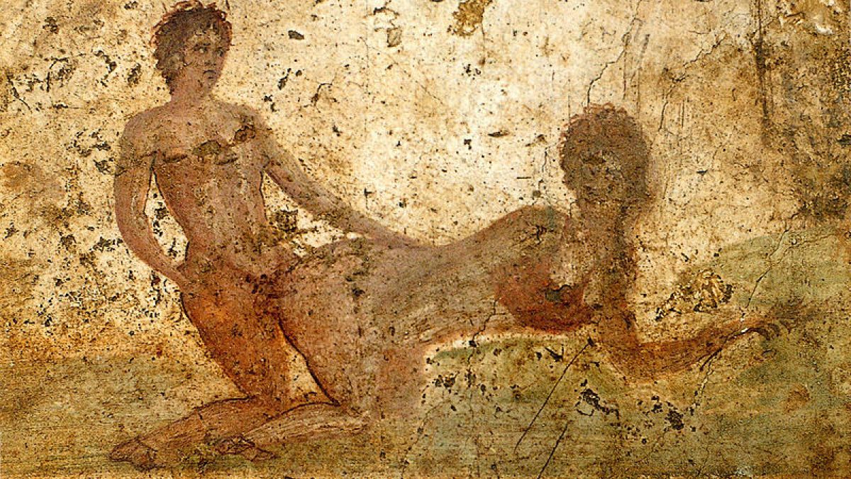 Sex mit Prostituierten war keine Schande im alten Rom. Ein Wandbild aus Pompeji. (Foto)