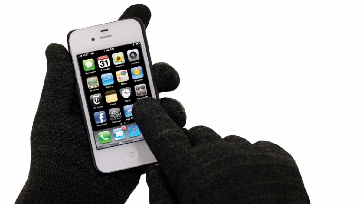 Mit den iPhone-Handschuhen Winter Style haben Sie stets warme Finger und können trotzdem Ihr Smartphone bedienen. (Foto)