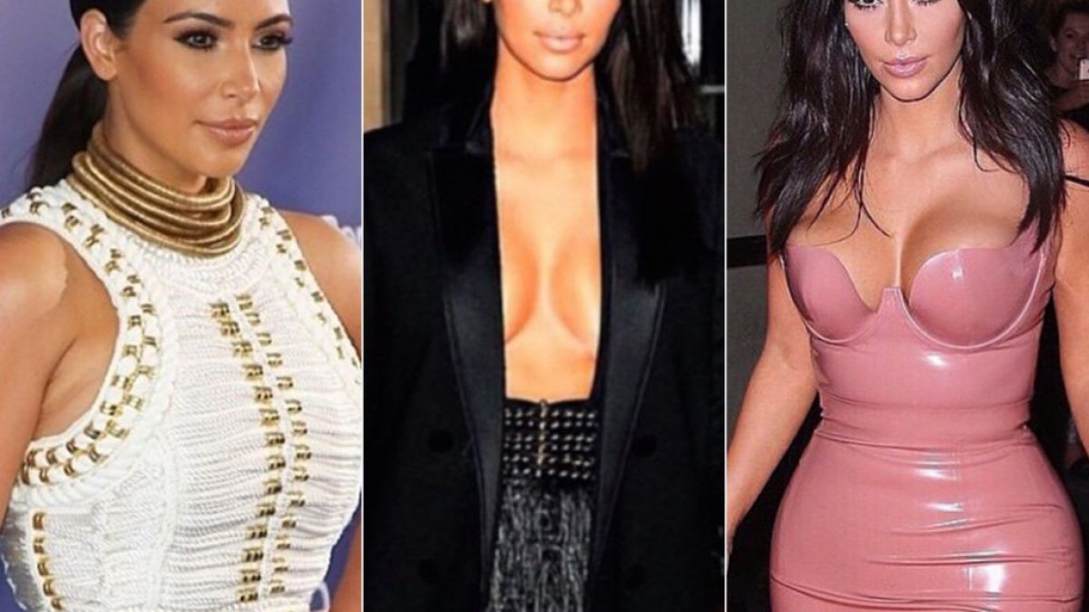 Von allem zu viel: Kim Kardashians Look kommt bei Modexperten alles andere als gut weg. (Foto)