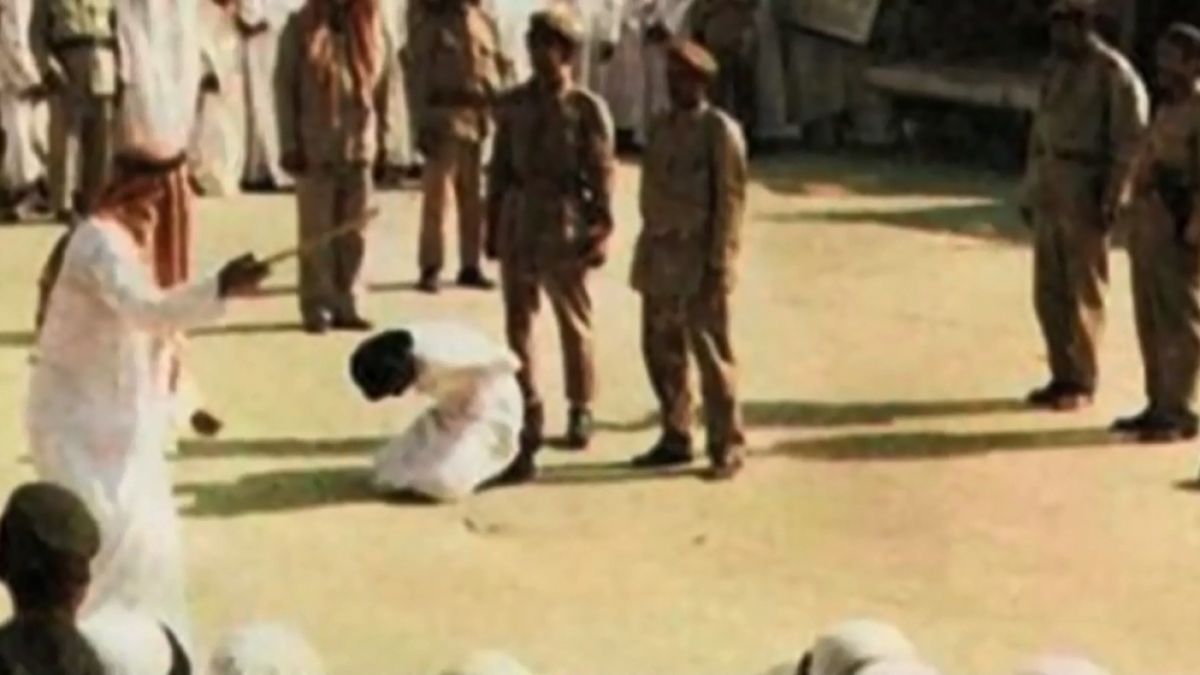 Eine Hinrichtung mit dem Schwert läuft in Saudi-Arabien so ab. (Foto)