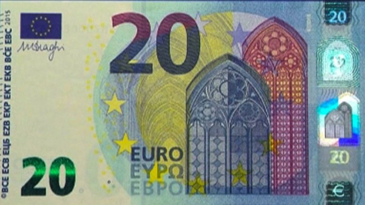 So sieht der neue 20-Euro-Schein aus. (Foto)