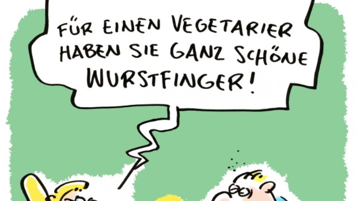 Haben Vegetarier Wurstfinger? (Foto)