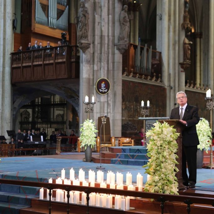 Gauck: "Es gibt keine Sicherheit vor Schuld" Gauck: "Es gibt keine Sicherheit vor Schuld" (Foto)