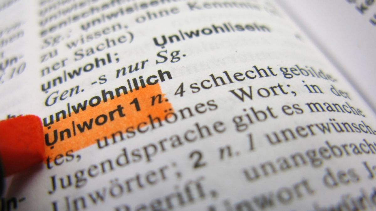 Deutsche Wörter in anderen Sprachen. (Foto)