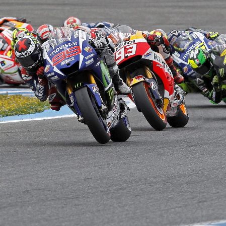 Deutschland-Rennen der MotoGP: Marquez vor Rossi Deutschland-Rennen der MotoGP: Marquez vor Rossi (Foto)