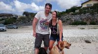 Patrick und Severine Dewitz auf Curacao.