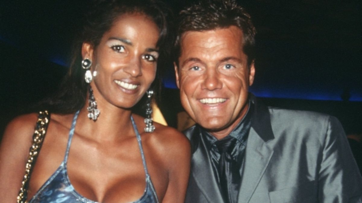 Dieter Bohlen 1999 mit seiner Naddel bei der Verleihung der World Music Awards in Monte Carlo. (Foto)