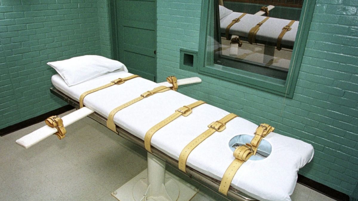 In den USA ist die Giftspritze zur Hinrichtung vorgesehen. Das Bild zeigt die Todeskammer in einem Texanischen Gefängnis. (Foto)