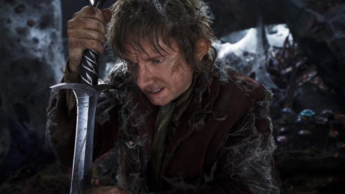 Auf der Suche nach dem bösen Drachen Smaug müssen Bilbo (Martin Freeman) und seine Gefährten den Düsterwald durchforsten. (Foto)