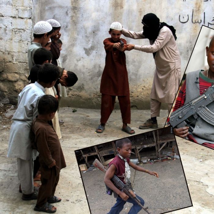 Zum Töten gezwungen! Wie Kinder als Soldaten missbraucht werden Zum Töten gezwungen! Wie Kinder als Soldaten missbraucht werden (Foto)