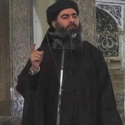 Abu Bakr al-Baghdadi, der selbst ernannte Kalif des Islamischen Staates. Abu Bakr al-Baghdadi, der selbst ernannte Kalif des Islamischen Staates.