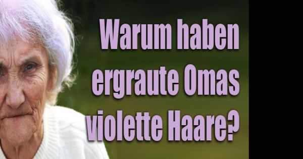 rentnerinnen violette haare