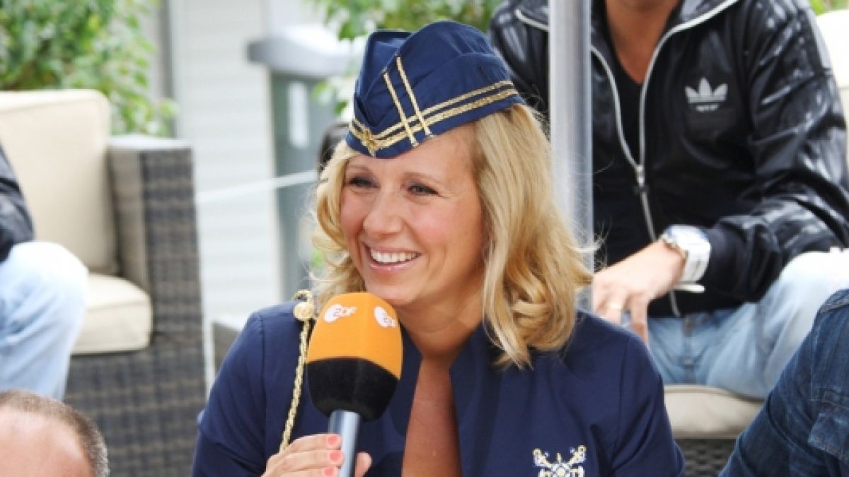 Die aktuelle Moderatorin im "ZDF-Fernsehgarten": Andrea Kiewel. (Foto)