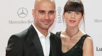 Bayern-Trainer Pep Guardiola mit seiner Frau Cristina.