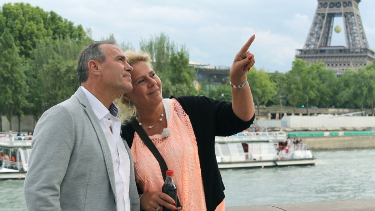 Erlebten eine traumhafte Zeit in Paris - bis er ihr einen Heiratsantrag machte: Silvia Wollny (rechts) und ihr Harald. (Foto)