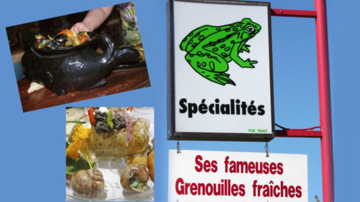 Französisches Essen der besonderen Art. (Foto)