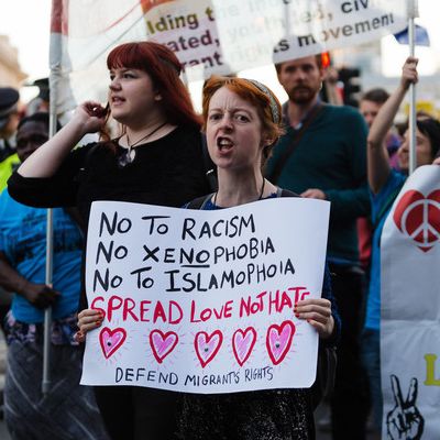 Fremdenhass in England auf rasantem Vormarsch Fremdenhass in England auf rasantem Vormarsch (Foto)