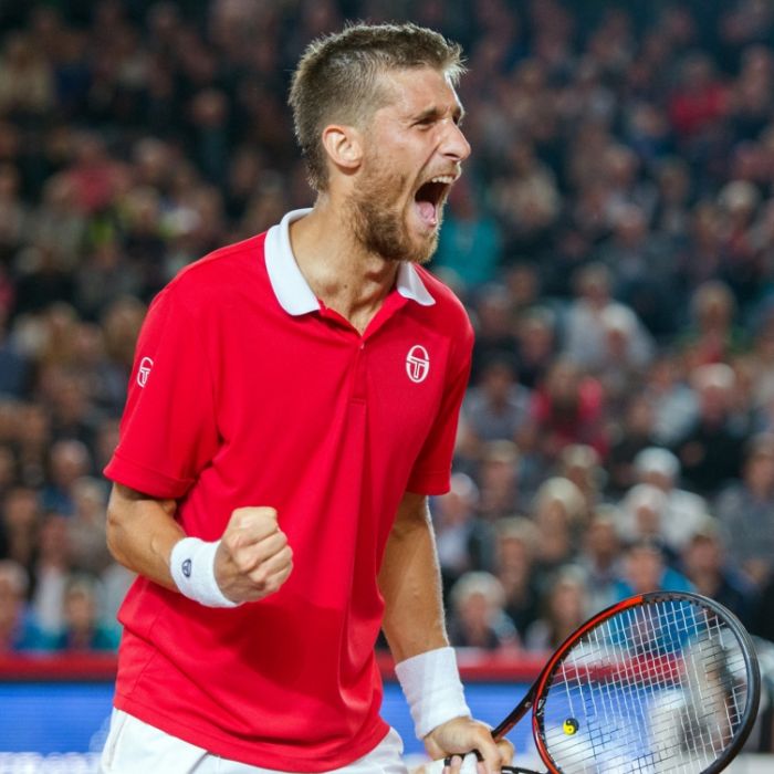 Martin Klizan gewinnt überraschend am Rothenbaum Martin Klizan gewinnt überraschend am Rothenbaum (Foto)