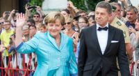 Angela Merkel mit ihrem zweiten Ehemann Joachim Sauer: Die beiden sind seit 1998 verheiratet.