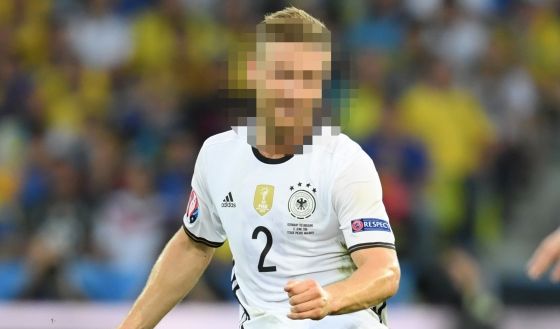 Shkodran Mustafi und Vjosa Kaba