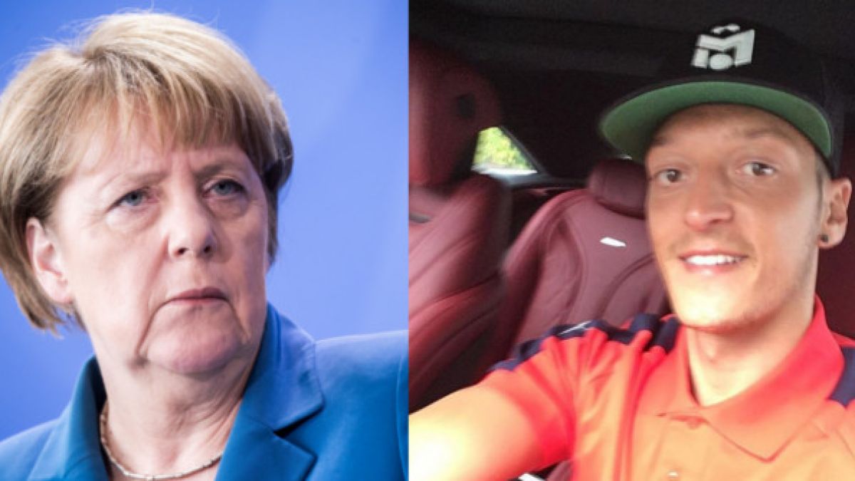 Haben tierische Doppelgänger: Angela Merkel und Mesut Özil. (Foto)