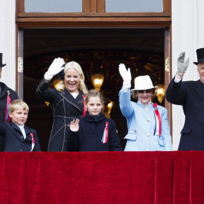 Norwegische Königsfamilie.