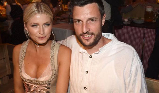 Kilian Müller-Wohlfahrt und Lena Gercke gemeinsam auf dem Oktoberfest.