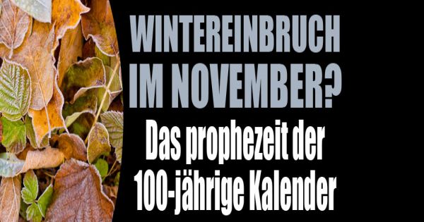 Wetter-Vorhersage für den Winter 2016: Hundertjähriger Kalender verrät