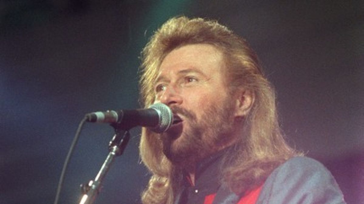 Barry Gibb 1991 in Berlin. (Foto)