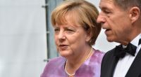 Angela Merkel mit ihrem Ehemann Joachim Sauer.
