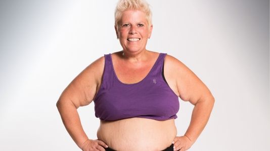 Marion aus Trier ist 51 Jahre und bringt 96,8 kg Startgewicht mit. Sie ist sehr unzufrieden mit ihrer Figur. Tochter Dunja macht ebenfalls mit. (Foto)