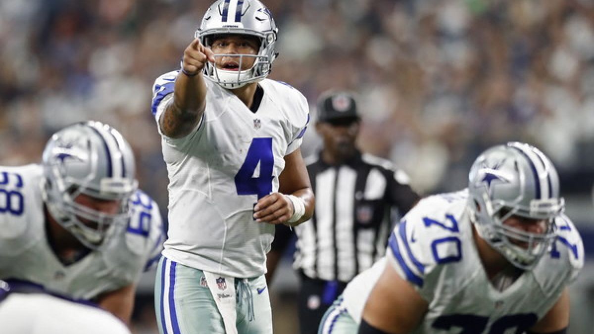 Quarterback Dak Prescott von den Dallas Cowboys. (Foto)