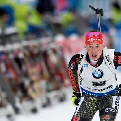 Dahlmeier fährt auf Platz drei - Deutsche Biathleten enttäuschen in Ruhpolding Dahlmeier fährt auf Platz drei - Deutsche Biathleten enttäuschen in Ruhpolding (Foto)