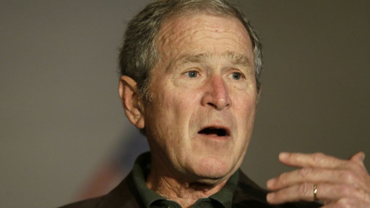 Hat sich George Bush bei Jimmy Kimmel verplappert? (Foto)