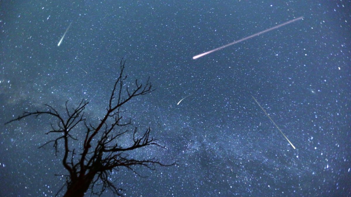 Im April ist der Sternschnuppenstrom der Lyriden zu sehen. (Foto)