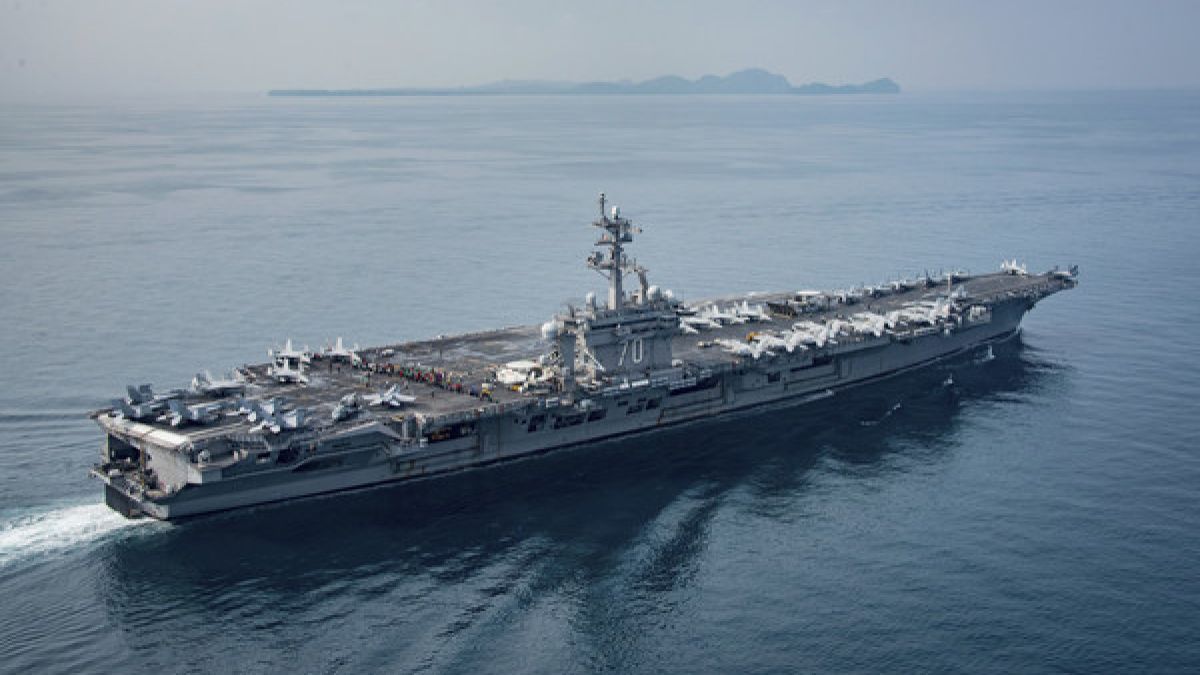 Der US-Flugzeugträger "USS Carl Vinson" auf dem Weg nach Norkorea. (Foto)