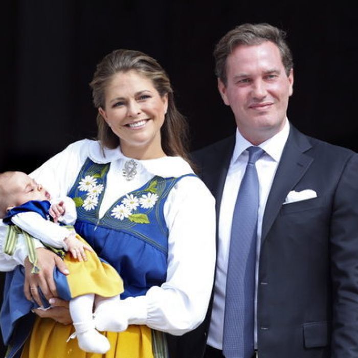 Prinzessin Madeleine von Schweden mit ihrem Mann Christoph O'Neill und ihrer gemeinsamen Tochter Prinzessin Leonore.