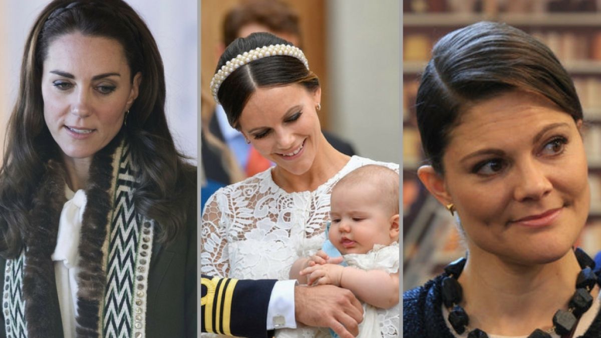 Herzogin Kate, Prinzessin Sofia von Schweden und Kronprinzessin Victoria von Schweden hatten in der vergangenen Woche mit dem Thema Nachwuchs zu tun. (Foto)