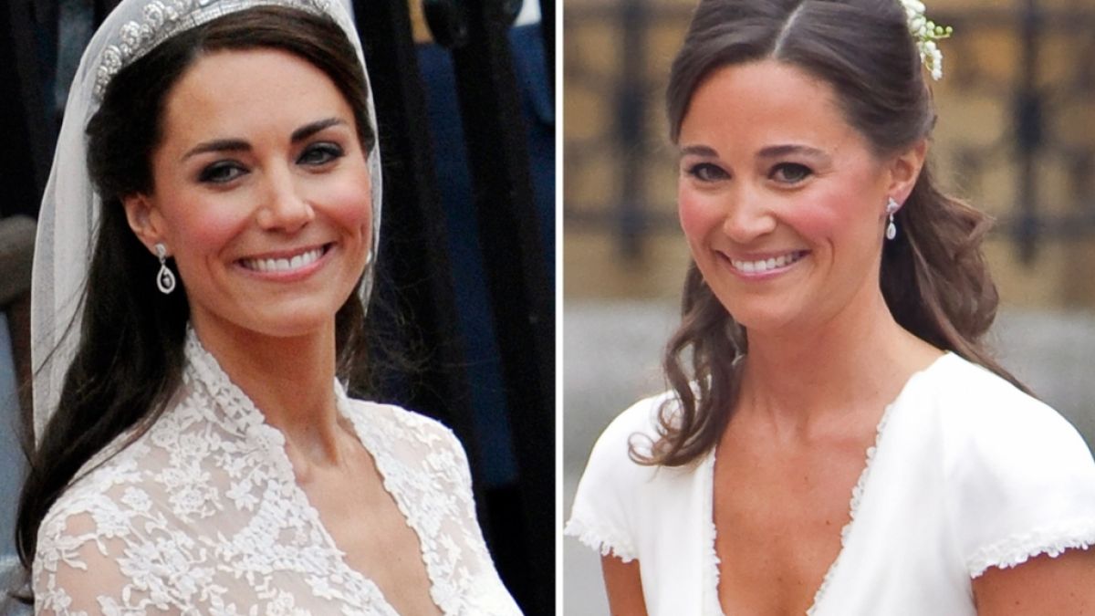 Die Middleton-Schwestern Kate und Pippa: Beide haben für ihren perfekten Hochzeitsbody ordentlich abgenommen. Aber ist das noch schön? (Foto)