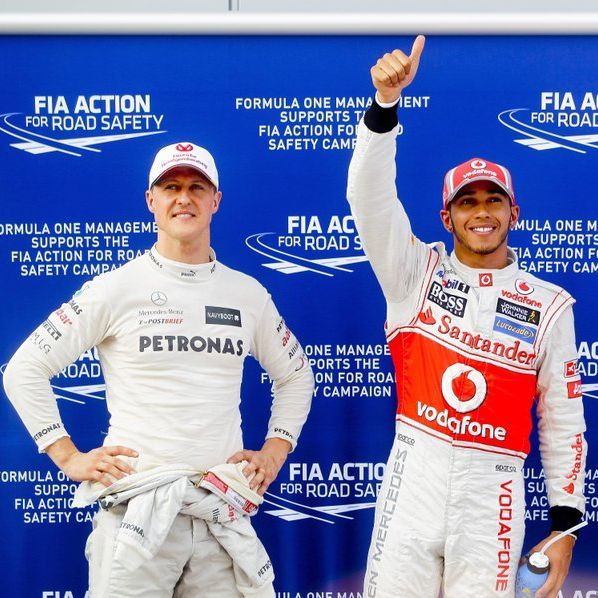 DIESE Schumi-Rekorde sind wegen Lewis Hamilton nun in Gefahr DIESE Schumi-Rekorde sind wegen Lewis Hamilton nun in Gefahr (Foto)