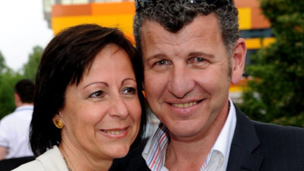Semino Rossi mit seiner Frau Gabi. (Foto)