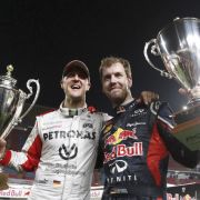 Brüder im Geiste: Schumi und Vettel sind sich in ihrem Wesen unglaublich ähnlich. Brüder im Geiste: Schumi und Vettel sind sich in ihrem Wesen unglaublich ähnlich.