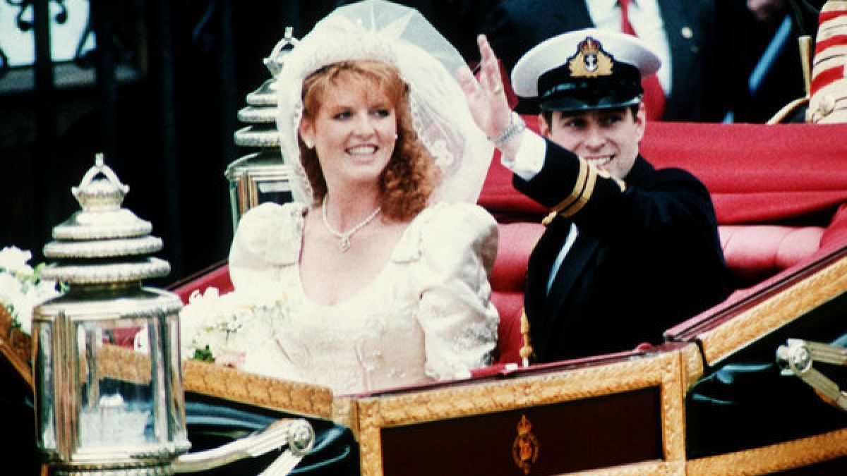 Prinz Andrew und Sarah "Fergie" Ferguson gaben sich am 23. Juli 1986 das Ja-Wort. (Foto)