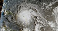 Die Aufnahme des Satellitenprojekts GOES East der US-Wetter- und Ozeanografiebehörde NOAA vom 06.09.2017 (13 MESZ) zeigt den Hurrikan 