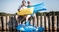 Die Fluxbag-Gründer Lucas Richter und Jens Thiel.