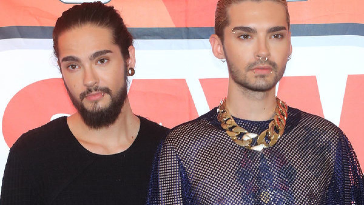 Tom Kaulitz (links) und sein Zwillingsbruder Bill Kaulitz sind die Gründungsmitglieder von "Tokio Hotel". (Foto)